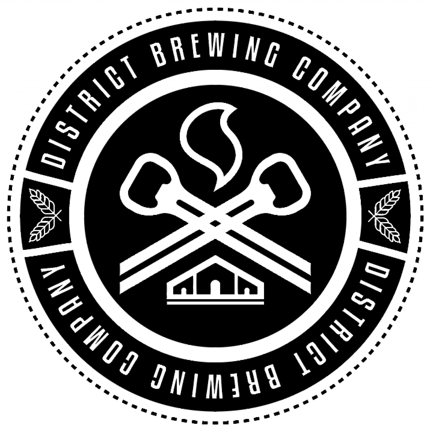 District Brewing Co. Alternative \Wheelie\ Logo